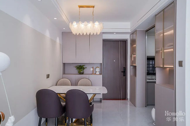 80㎡現(xiàn)代風兩室雅居，化繁為簡的設計，清新脫俗的生活，空間感也十足